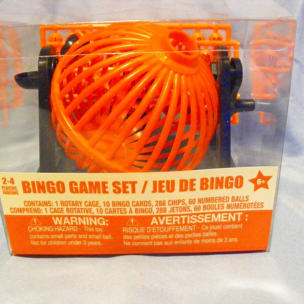 Mini Bingo Cage Game Set Kit - Brand New